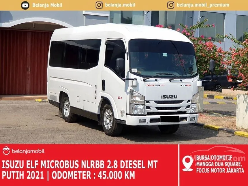 Jual Mobil Isuzu Elf 2021 NLR 55 B 2.8 di DKI Jakarta Manual Lorry Putih Rp 315.000.000