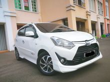 Toyota AGYA Trd 1.2 Automatic 2017 putih metalik