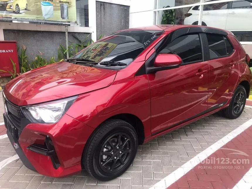 Jual Mobil Daihatsu Ayla 2024 X ADS 1.0 di Jawa Barat Automatic Hatchback Marun Rp 185.600.000
