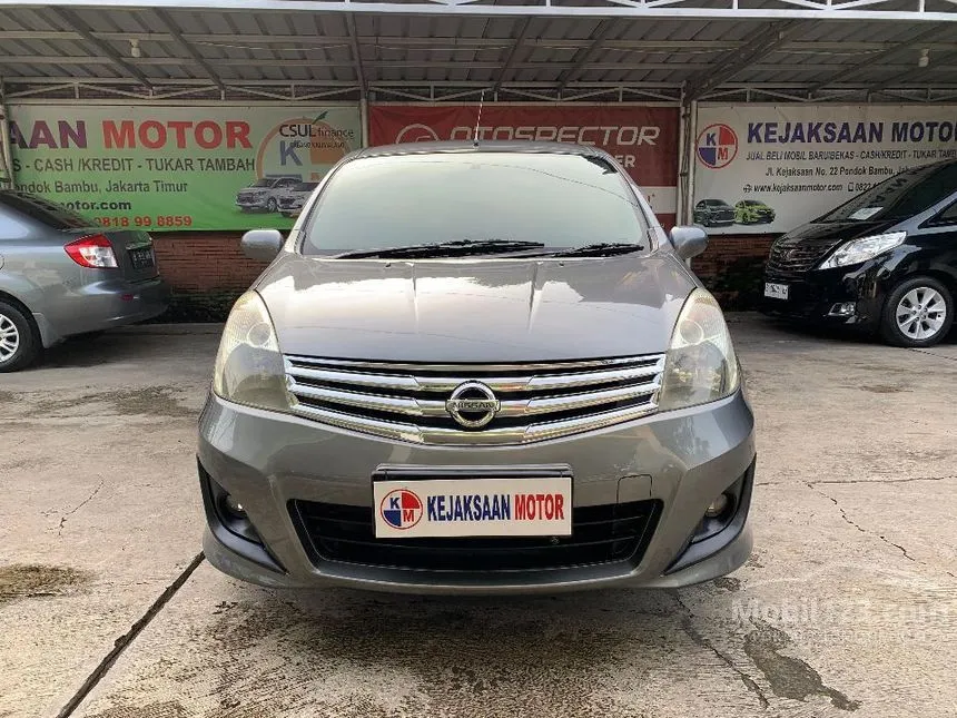 Jual Mobil Nissan Grand Livina 2010 XV 1.8 di DKI Jakarta Automatic MPV Abu