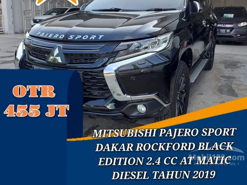 Jual Mobil Mitsubishi Pajero Sport 2019 Dakar Rockford Fosgate 2.4 di Jawa Barat Automatic SUV Hitam Rp 450.000.000