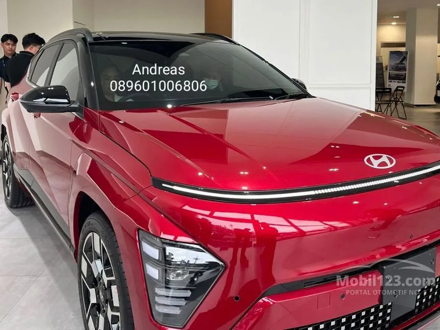 Jual Mobil Hyundai Kona 2024 Electric Long Range Signature di Jawa Barat Automatic Wagon Merah Rp 583.000.000