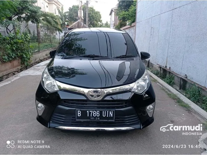 Jual Mobil Toyota Calya 2016 G 1.2 di Banten Automatic MPV Hitam Rp 104.900.000