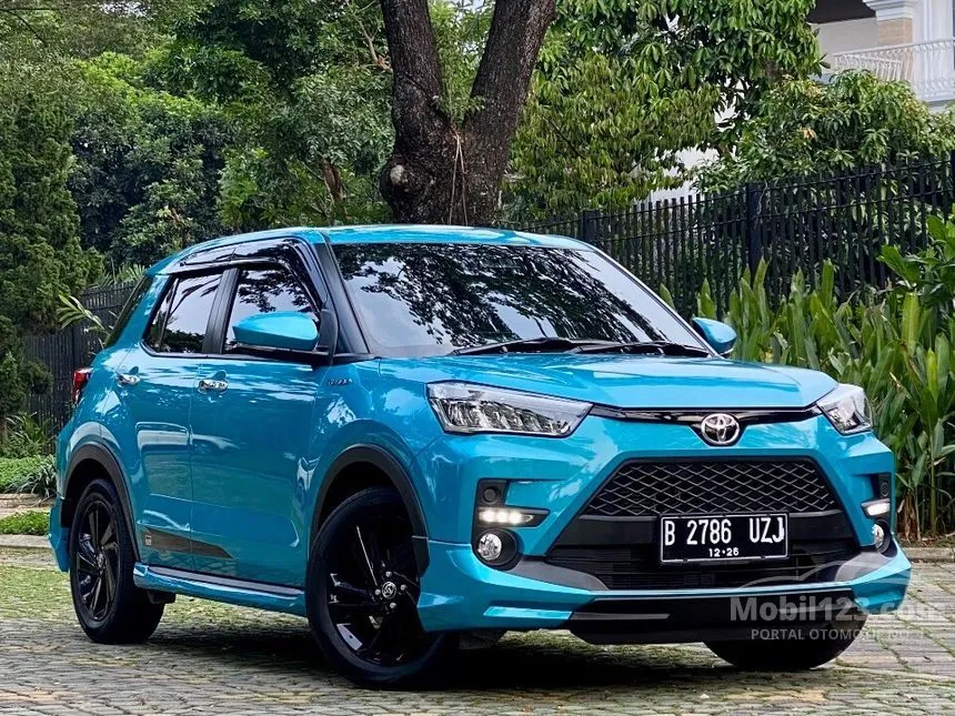 Jual Mobil Toyota Raize 2021 GR Sport TSS 1.0 di Banten Automatic Wagon Biru Rp 191.000.000