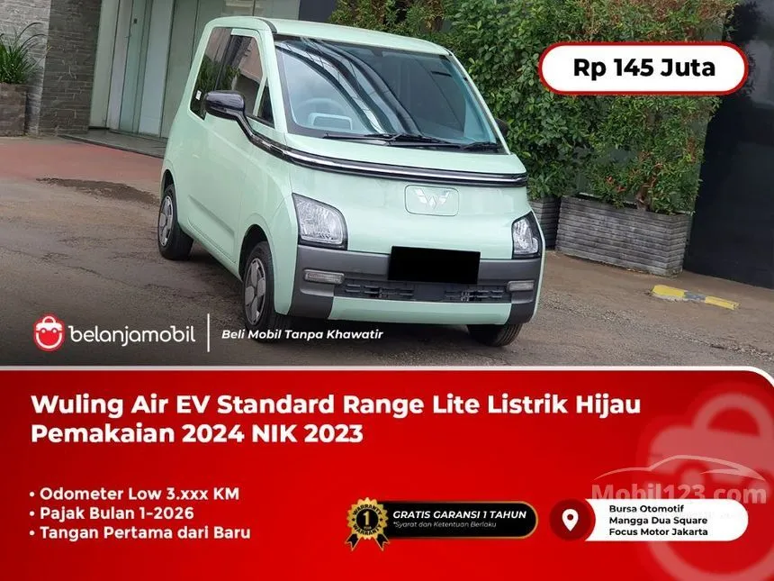 Jual Mobil Wuling Air EV 2023 Standard Range di DKI Jakarta Automatic Hatchback Hijau Rp 145.000.000