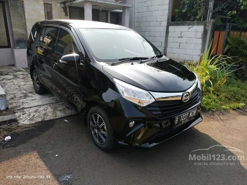 Jual Mobil Daihatsu Sigra 2021 R 1.2 di Banten Automatic MPV Hitam Rp 134.000.000