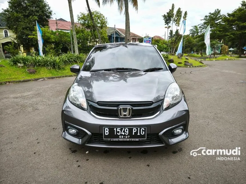 Jual Mobil Honda Brio 2017 Satya E 1.2 di Banten Automatic Hatchback Abu