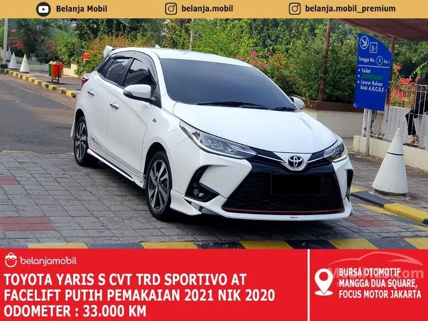 Jual Mobil Toyota Yaris 2020 TRD Sportivo 1.5 di DKI Jakarta Automatic Hatchback Putih Rp 209.000.000
