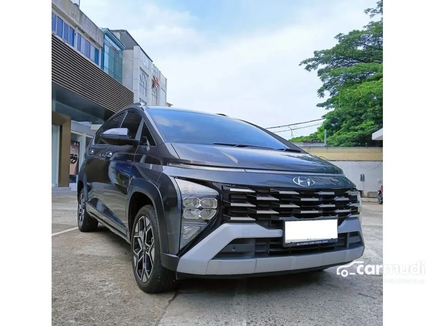 Jual Mobil Hyundai Stargazer X 2024 Prime 1.5 di Banten Automatic Wagon Abu