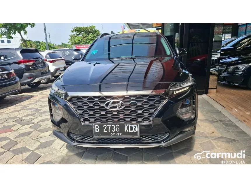 Jual Mobil Hyundai Santa Fe 2019 Grand CRDi 2.2 di DKI Jakarta Automatic SUV Hitam Rp 380.000.000