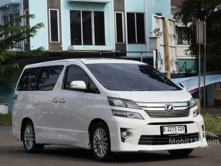 Jual Mobil Toyota Vellfire 2012 ZG 2.4 di DKI Jakarta Automatic MPV Putih Rp 275.000.000