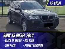 2012 BMW X3 2.0 xDrive20d SUV Black on Brown Hitam X Series 3 Diesel D X3d