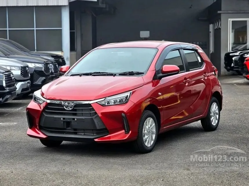 Jual Mobil Toyota Agya 2024 GR Sport 1.2 di Jawa Barat Manual Hatchback Marun Rp 160.400.000