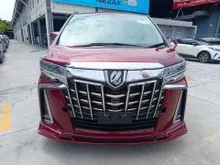 2022 Toyota Alphard 2.5 SC**FULL SPEC**PILOT SEAT**SUNROOF**FRONT KIT**CLEARANCE STOCK