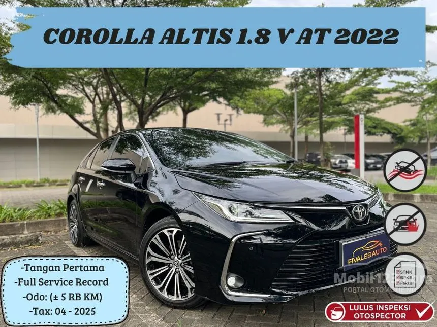 Jual Mobil Toyota Corolla Altis 2022 V 1.8 di Banten Automatic Sedan Hitam Rp 338.000.000