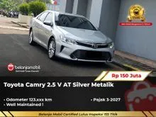2015 Toyota Camry 2.5 V Sedan AT Silver Metalik NIK 2015 [ GARANSI 5TH ]