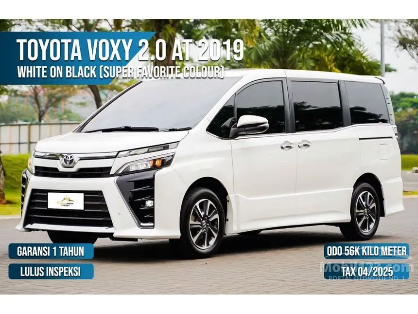 Jual Mobil Toyota Voxy 2019 2.0 di Banten Automatic MPV Putih Rp 285.000.000