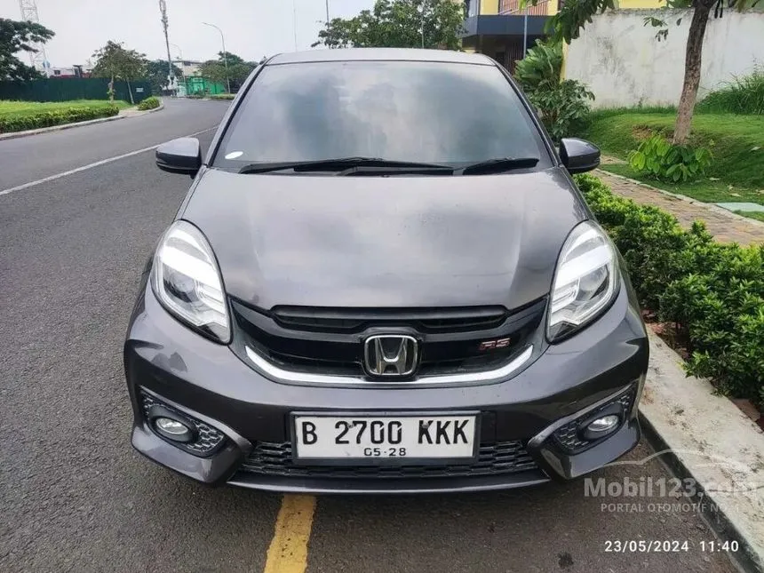 Jual Mobil Honda Brio 2018 RS 1.2 di Banten Automatic Hatchback Abu