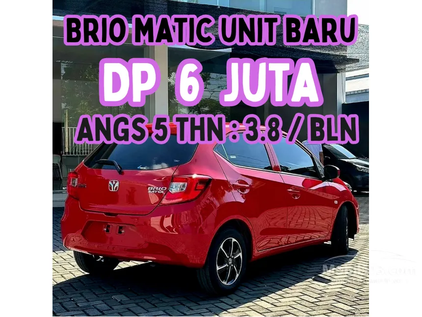 Jual Mobil Honda Brio 2024 E Satya 1.2 di Jawa Barat Automatic Hatchback Merah Rp 186.300.000