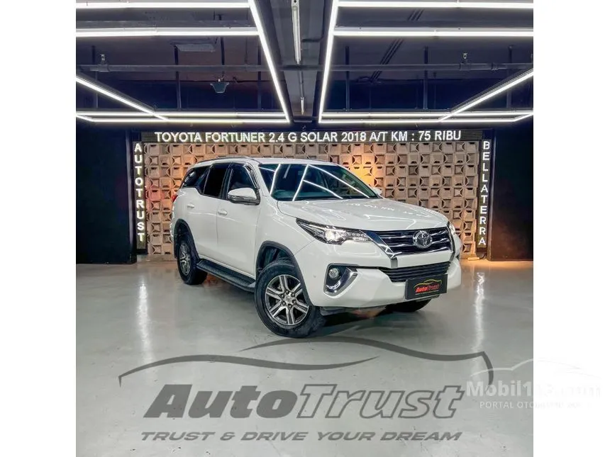 Jual Mobil Toyota Fortuner 2018 G 2.4 di DKI Jakarta Automatic SUV Putih Rp 345.000.000