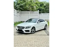 2017 Mercedes-Benz C250 2.0 AMG Sedan White on Black Odo 50 Rb (TERMURAH)