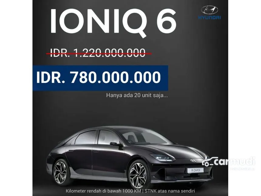 Jual Mobil Hyundai IONIQ 6 2023 di DKI Jakarta Automatic Fastback Hitam Rp 780.000.000