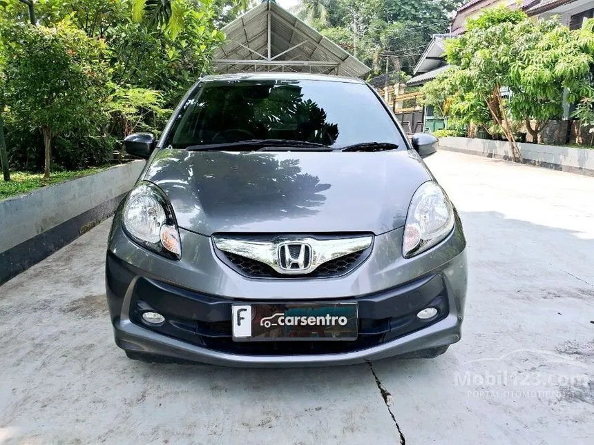 Jual Mobil Honda Brio 2014 E 1.3 di Jawa Barat Automatic Abu