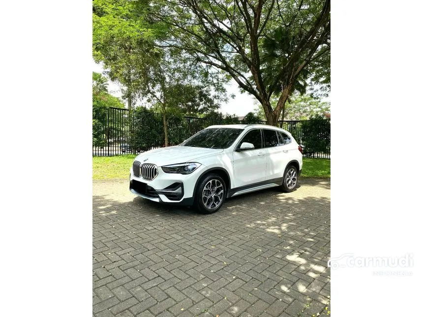 Jual Mobil BMW X1 2021 sDrive18i xLine 1.5 di Banten Automatic SUV Putih Rp 555.000.000
