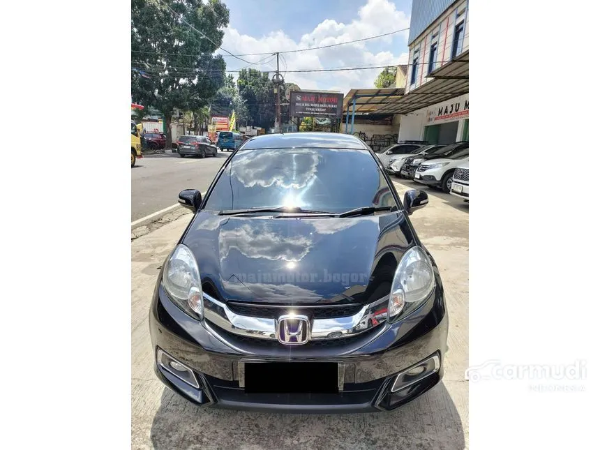 Jual Mobil Honda Mobilio 2015 E Prestige 1.5 di Jawa Barat Automatic MPV Hitam Rp 125.000.000