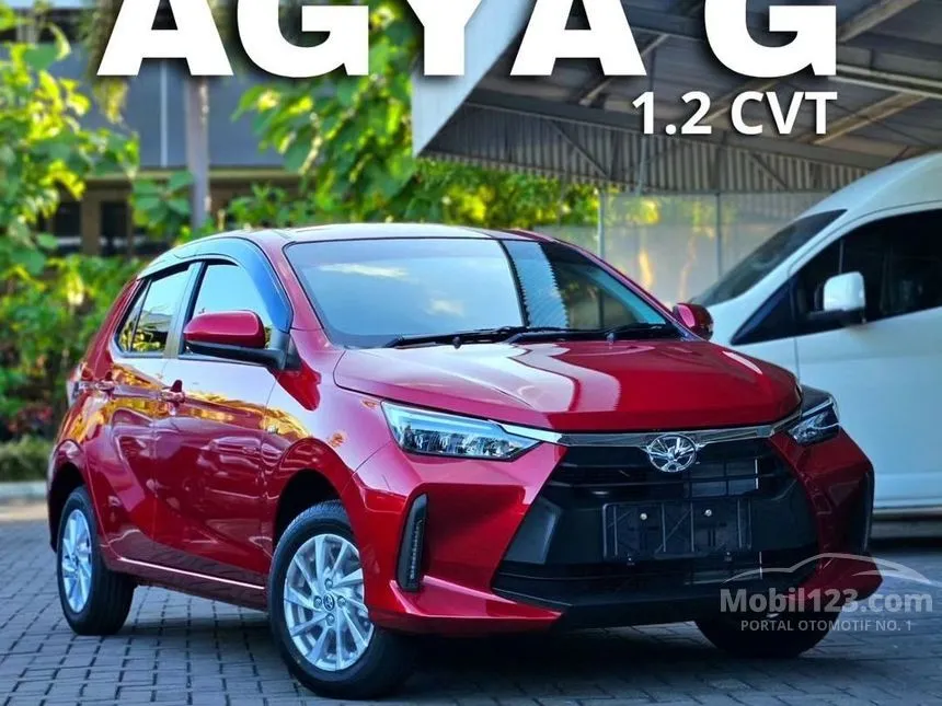 Jual Mobil Toyota Agya 2024 G 1.2 di Banten Automatic Hatchback Merah Rp 160.400.000