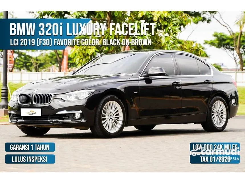 Jual Mobil BMW 320i 2018 Luxury 2.0 di Banten Automatic Sedan Hitam Rp 355.000.000