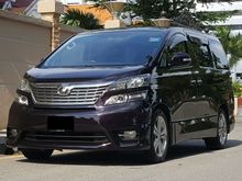 2009 TOYOTA VELLFIRE 2.4i (A) VVTI Z EDITION 7 SEATER FULL SPEC SUPER TIPTOP CONDITION