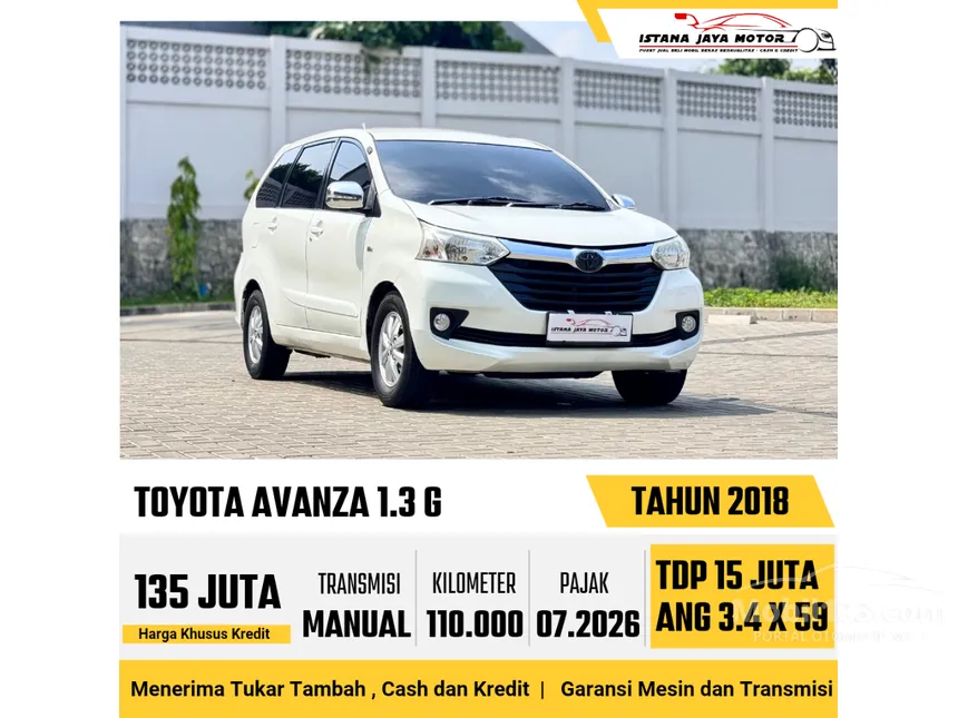 2018 Toyota Avanza G MPV