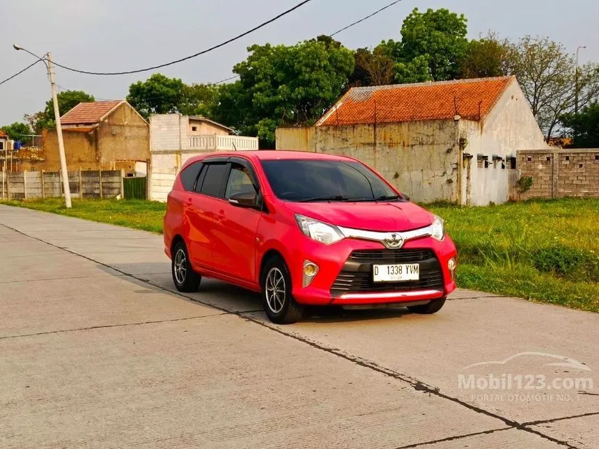 Jual Mobil Toyota Calya 2017 G 1.2 di Jawa Barat Automatic MPV Merah Rp 105.000.000