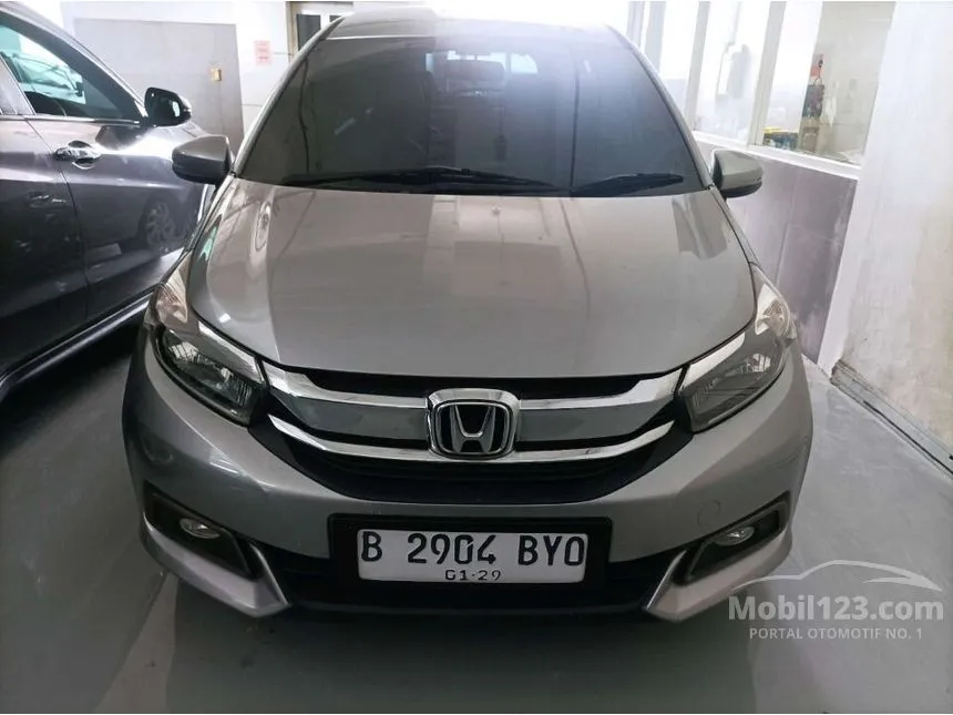 Jual Mobil Honda Mobilio 2018 E 1.5 di Banten Automatic MPV Silver Rp 156.900.000
