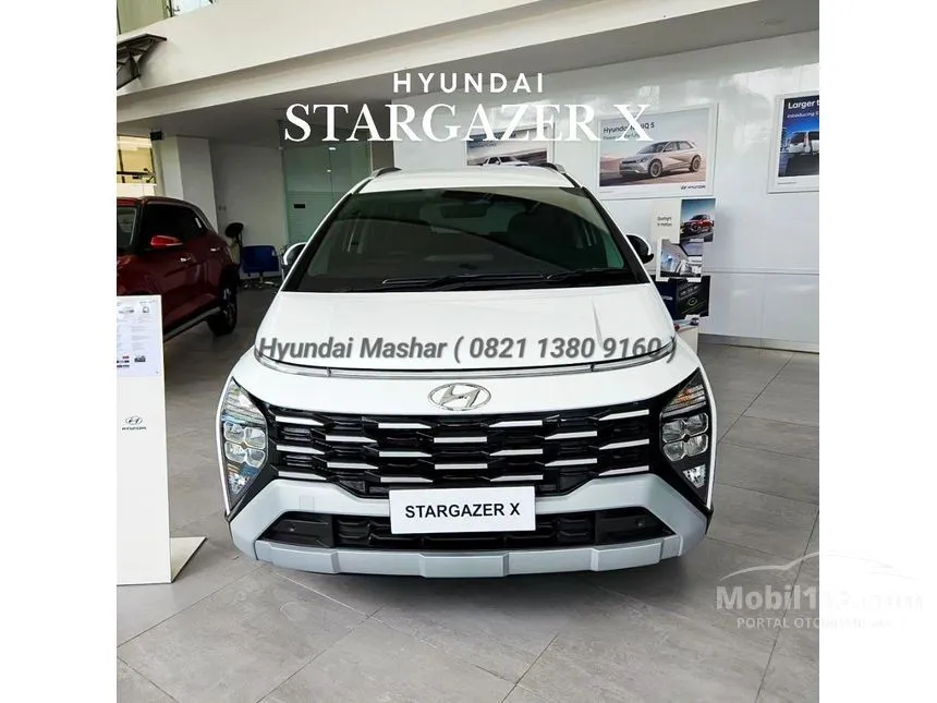Jual Mobil Hyundai Stargazer X 2024 Prime 1.5 di Banten Automatic Wagon Putih Rp 306.000.000