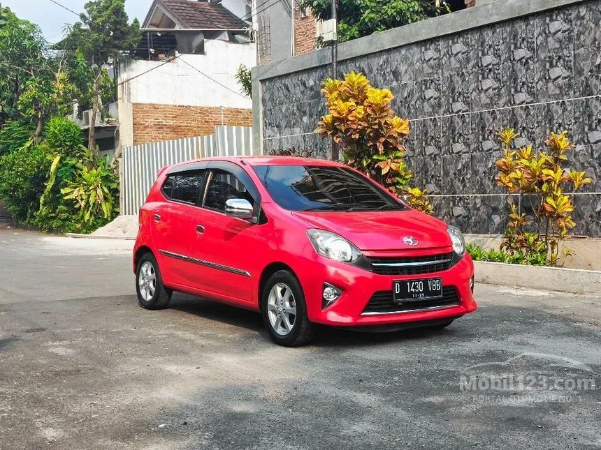 Jual Mobil Toyota Agya 2015 G 1.0 di Jawa Barat Manual Hatchback Merah Rp 83.000.000