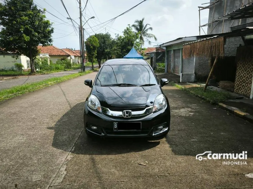 Jual Mobil Honda Mobilio 2015 E 1.5 di Jawa Barat Automatic MPV Hitam Rp 133.000.000