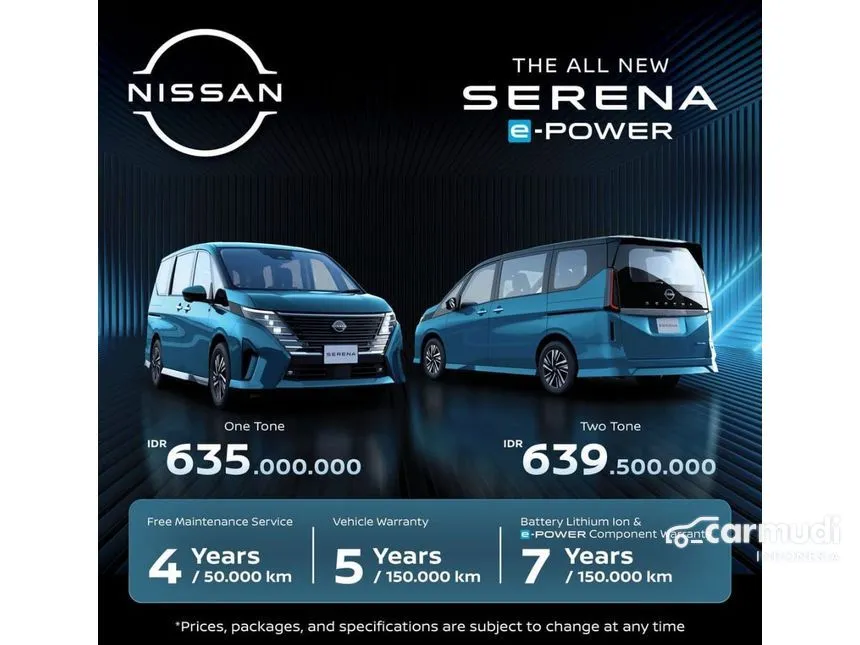Jual Mobil Nissan Serena 2024 e