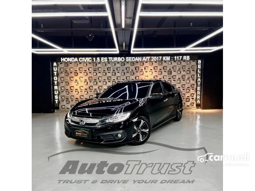 Jual Mobil Honda Civic 2017 ES 1.5 di Banten Automatic Sedan Hitam Rp 256.000.000
