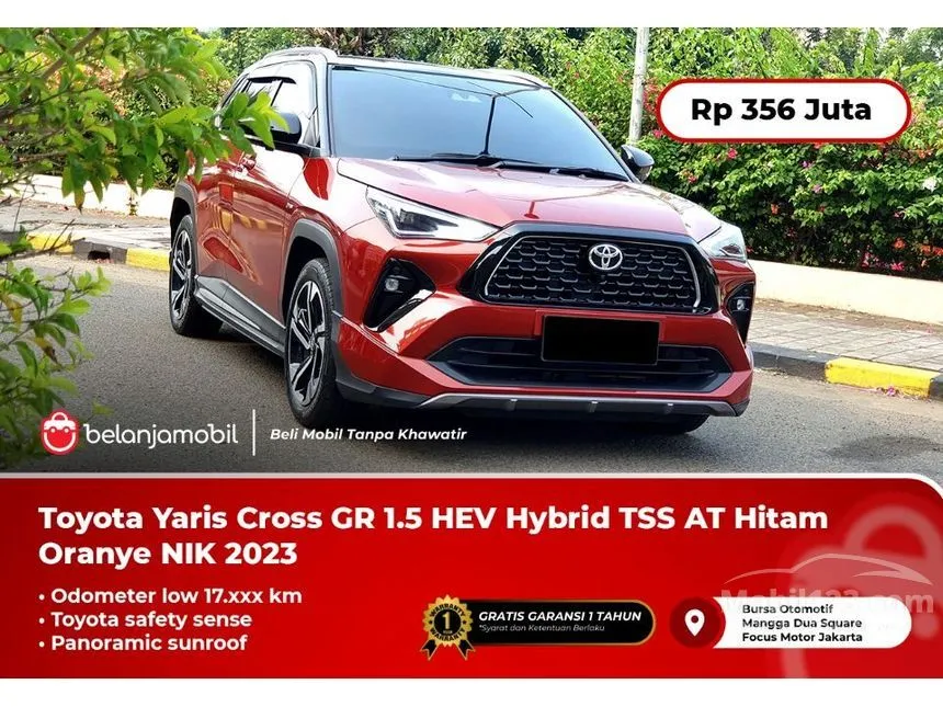 Jual Mobil Toyota Yaris Cross 2023 S HV with GR Parts Aero Pkg 1.5 di DKI Jakarta Automatic SUV Orange Rp 356.000.000