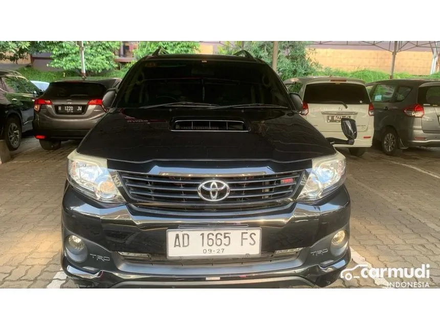 Jual Mobil Toyota Fortuner 2014 G TRD 2.5 di Jawa Tengah Automatic SUV Hitam Rp 315.000.000