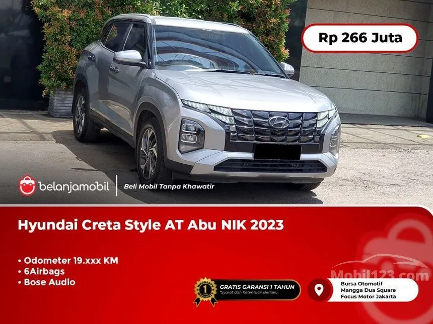Jual Mobil Hyundai Creta 2023 Style 1.5 di DKI Jakarta Automatic SUV Abu