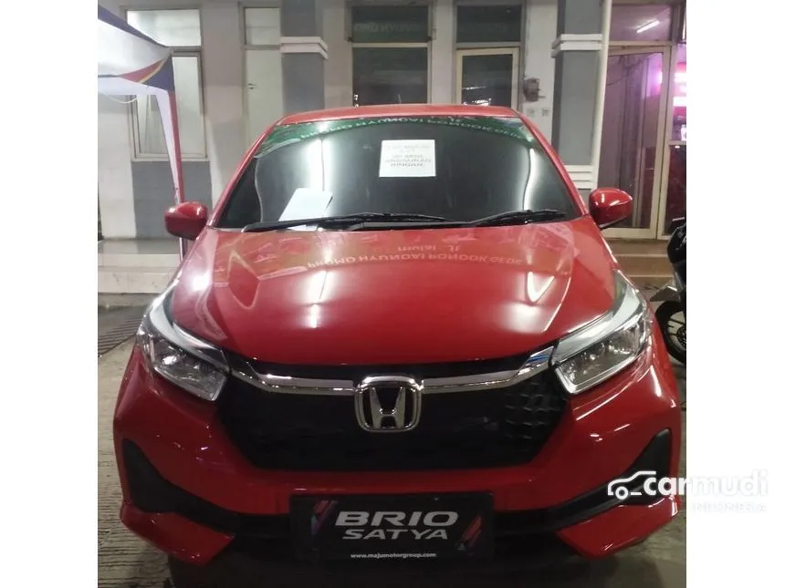 Jual Mobil Honda Brio 2024 E Satya 1.2 di Jawa Barat Manual Hatchback Merah Rp 160.000.000