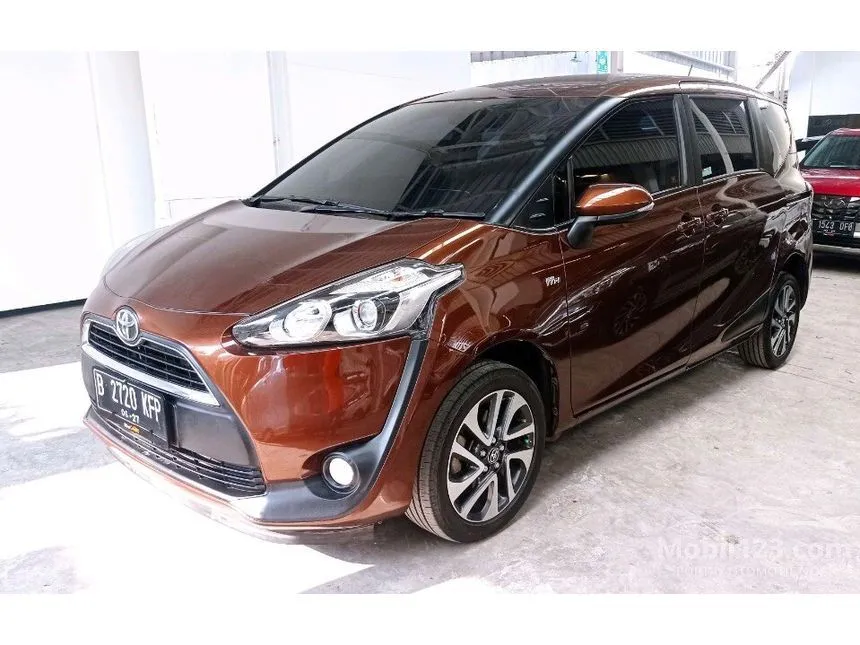 Jual Mobil Toyota Sienta 2017 V 1.5 di Banten Automatic MPV Coklat Rp 169.000.000