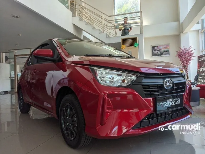 Jual Mobil Daihatsu Ayla 2024 X 1.0 di Jawa Barat Automatic Hatchback Merah Rp 160.000.000