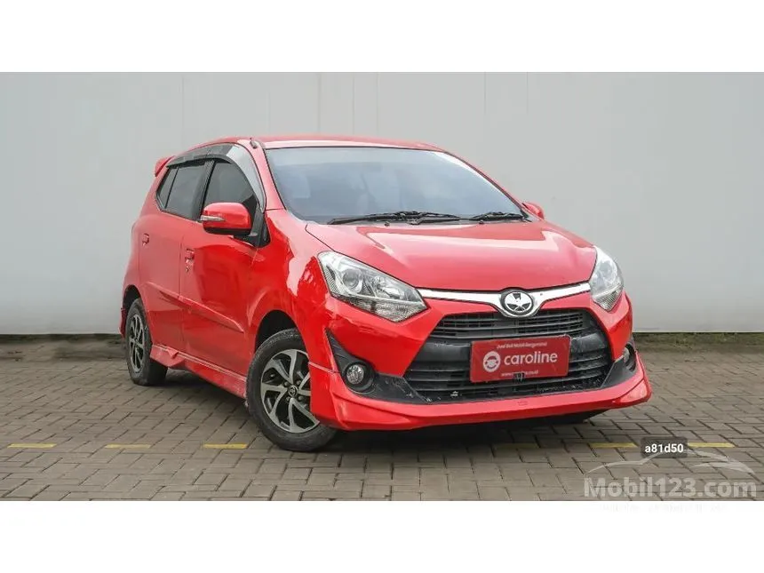 Jual Mobil Toyota Agya 2019 G 1.2 di Jawa Barat Automatic Hatchback Merah Rp 128.000.000
