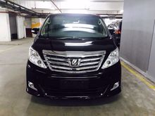 2012 Toyota Alphard Automatic Pertamax 2.4 X X