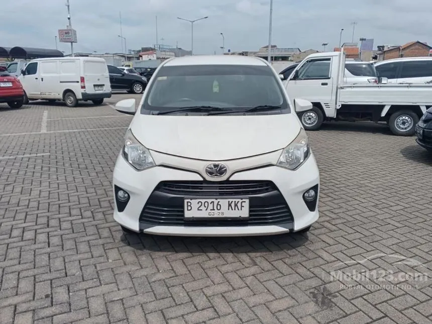 Jual Mobil Toyota Calya 2018 E 1.2 di Banten Manual MPV Putih Rp 108.000.000