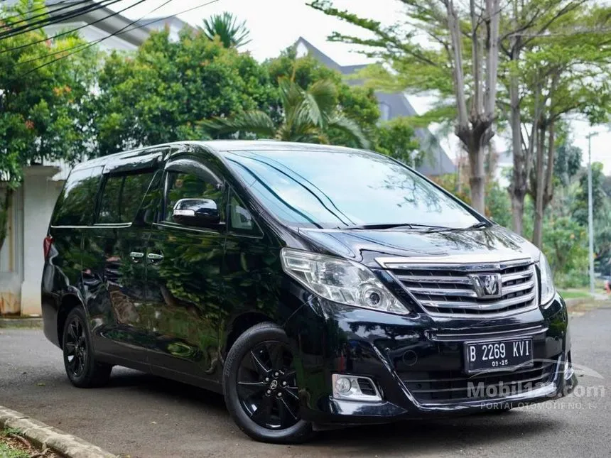 Jual Mobil Toyota Alphard 2013 G 2.4 di DKI Jakarta Automatic MPV Hitam Rp 285.000.000